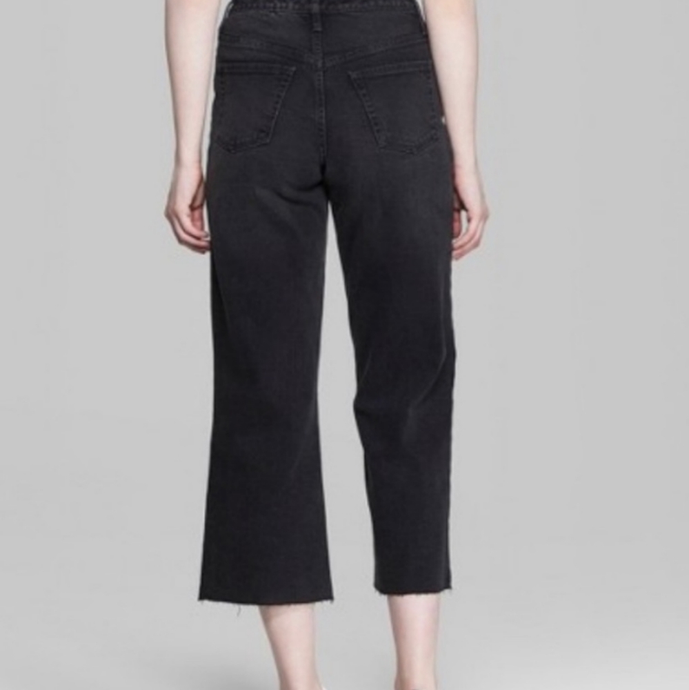Wild fable high rise skater jean - black